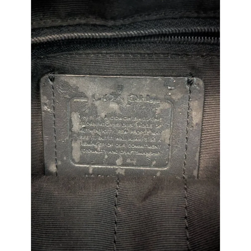 Coach Women’s Leather Backpack Tutnlock Ruksak Black Travel Small